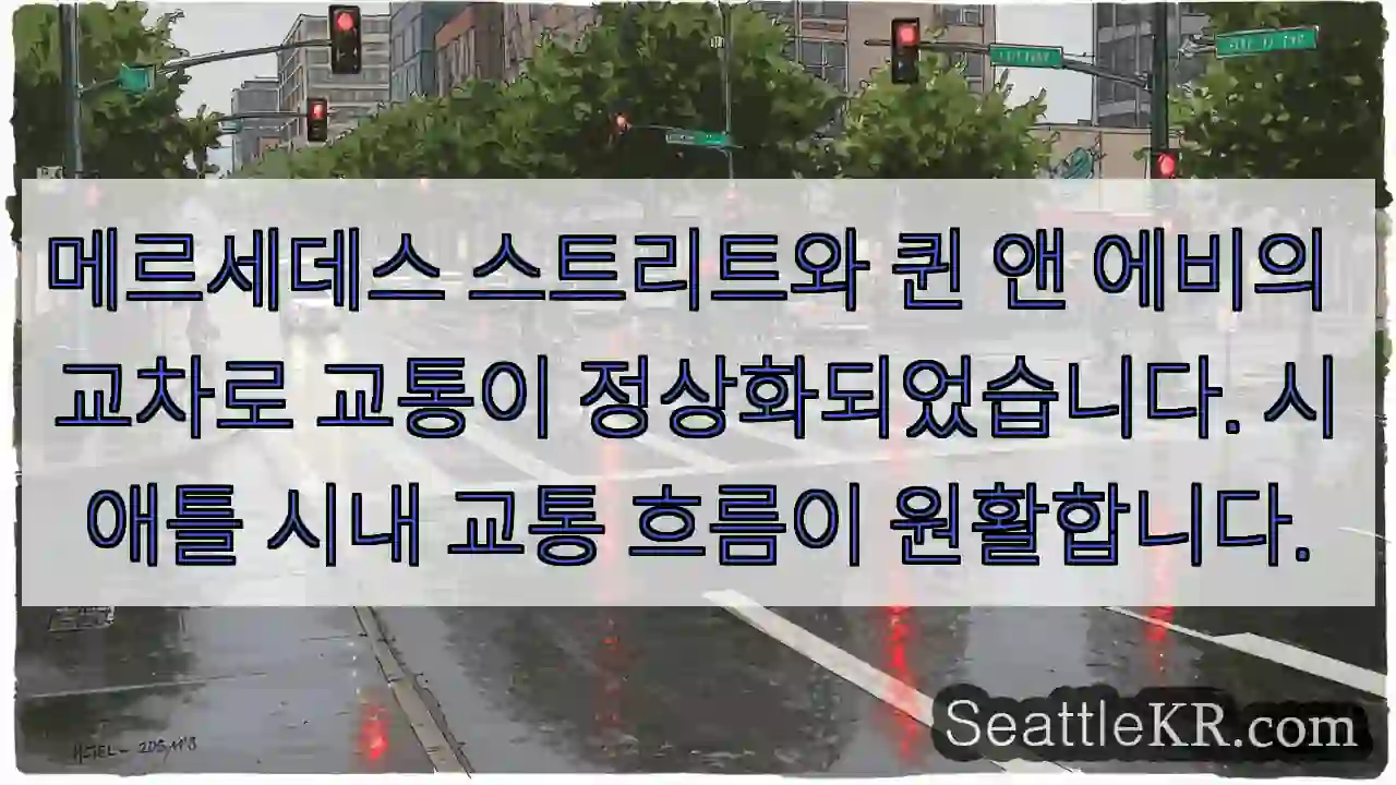 교통 흐름 원활