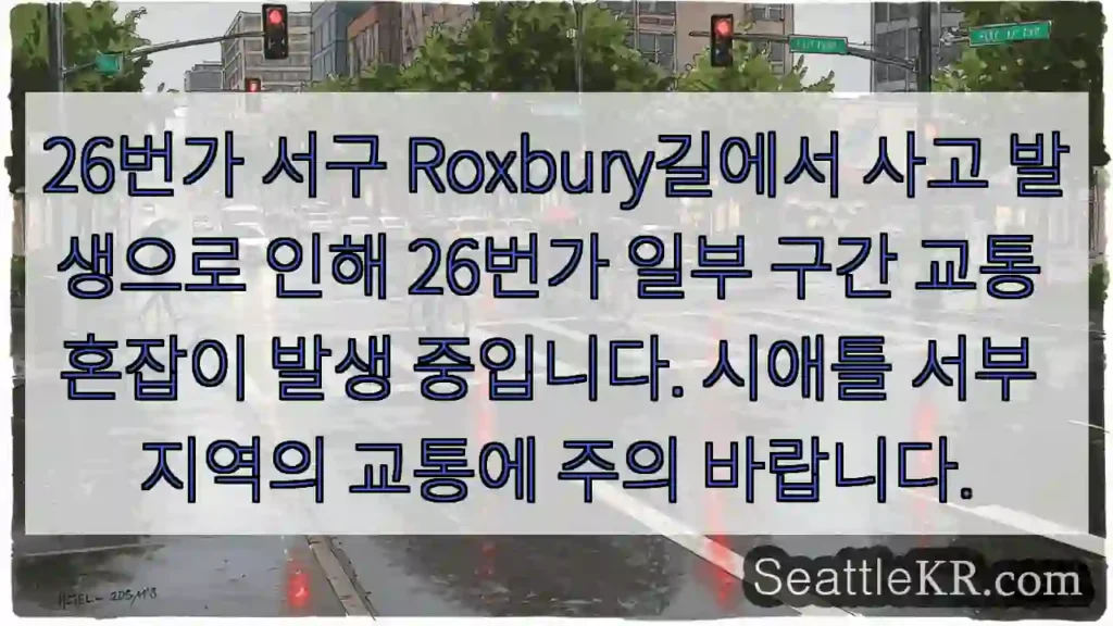 26번가 혼잡이요!