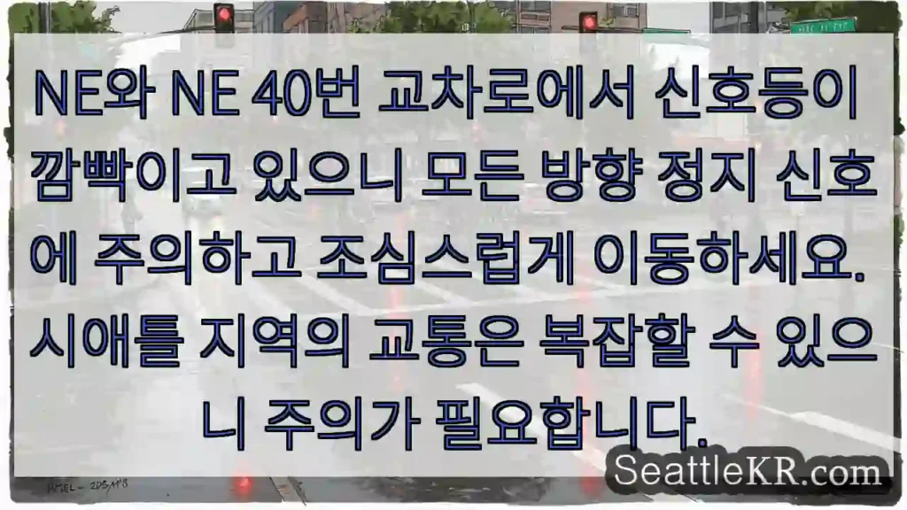 정지 신호! 조심!