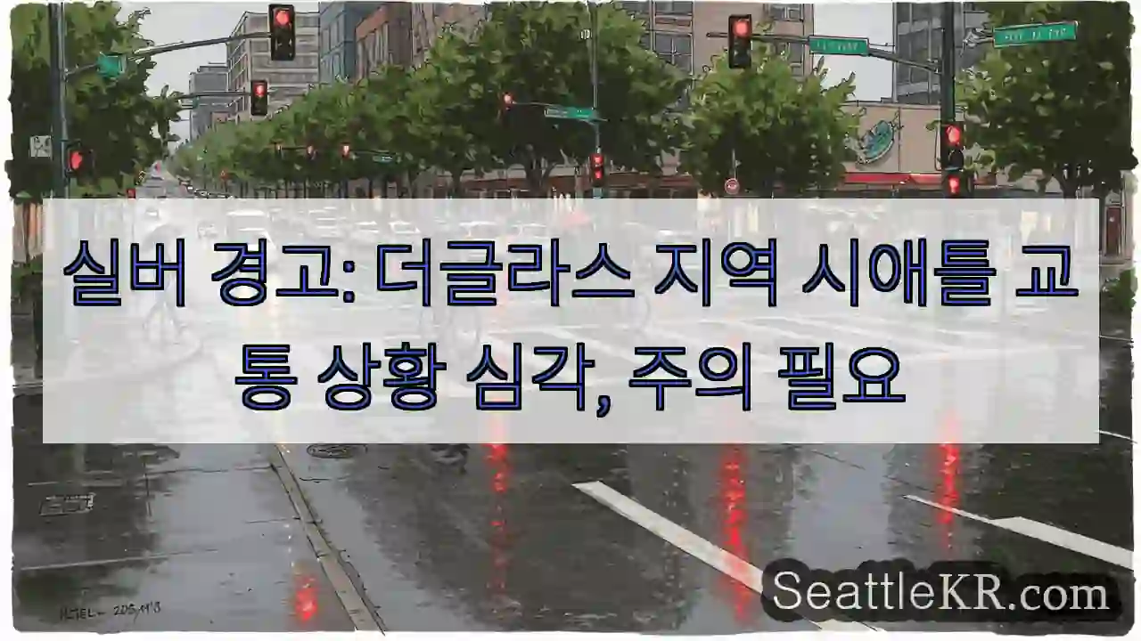 심각! 더글라스 교통 차단