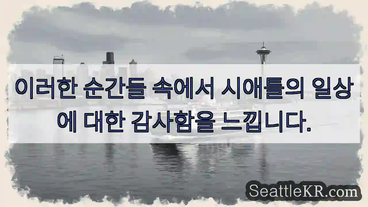 시애틀 일상 감사