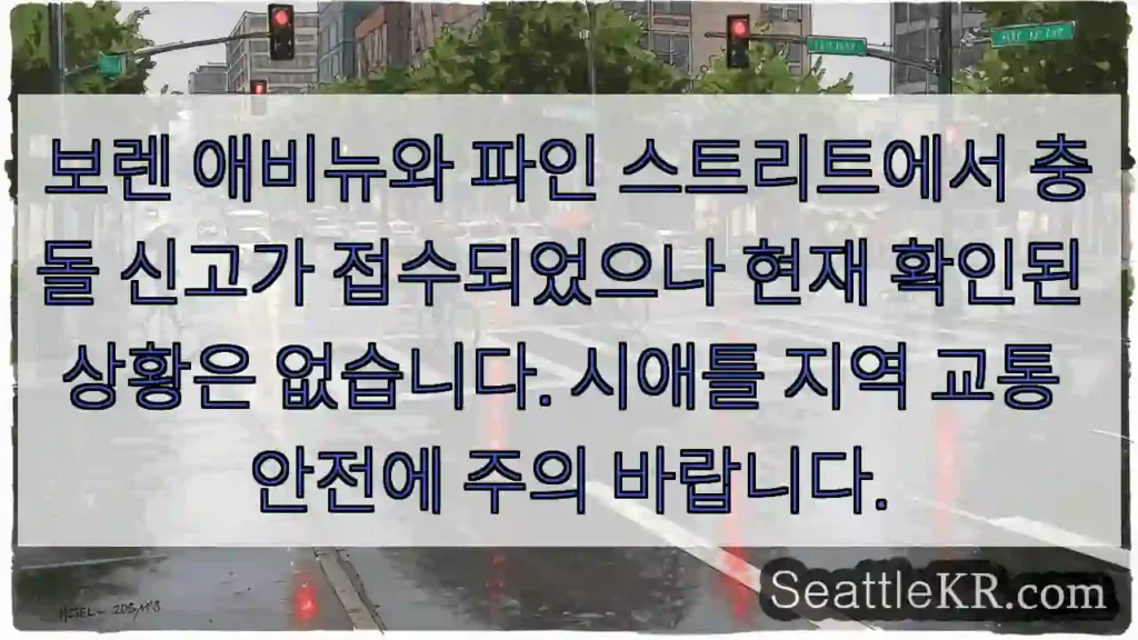 충돌 신고! 확인 중