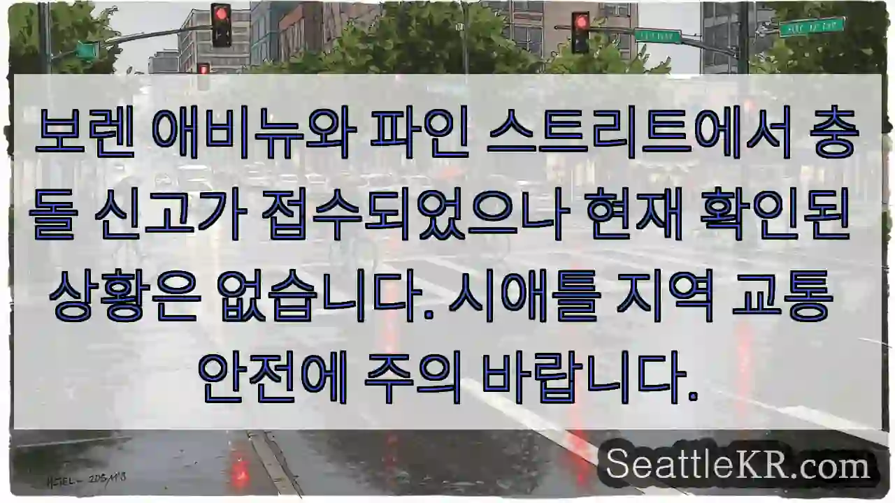 충돌 신고! 확인 중