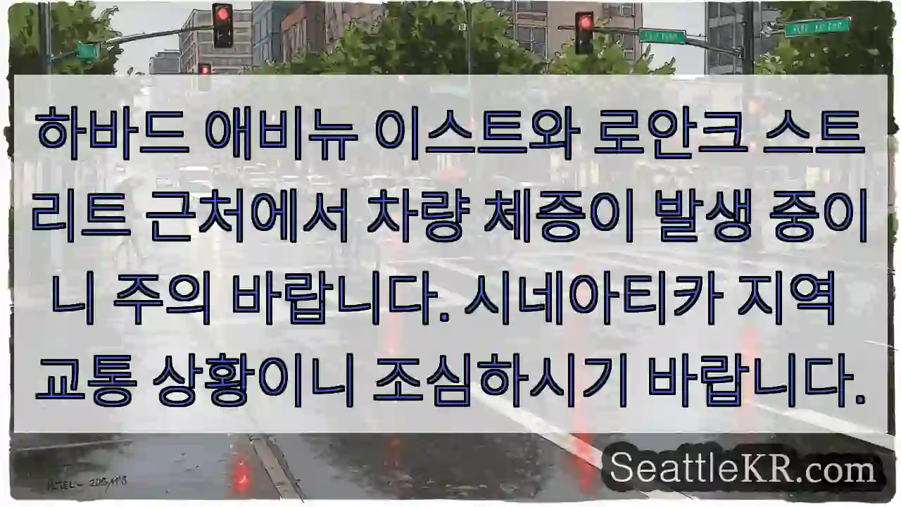 교통 체증! 주의하세요