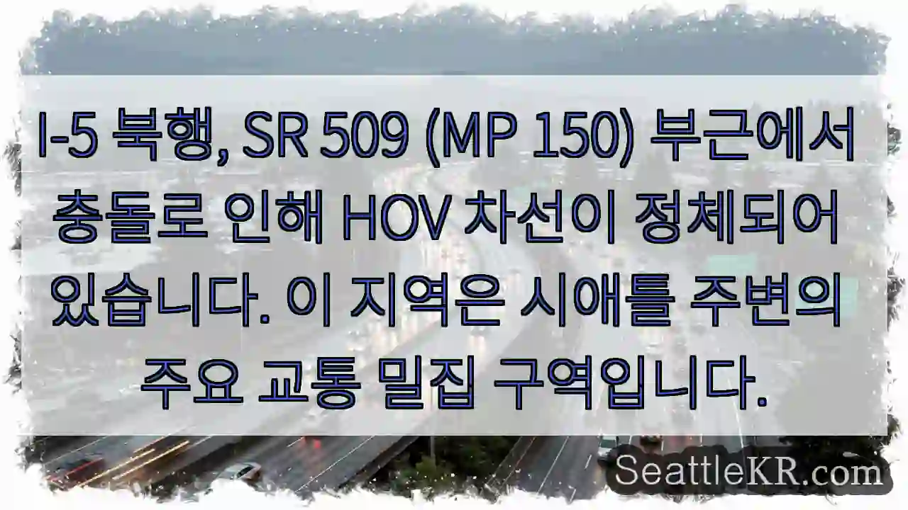 충돌! HOV 차선 정체