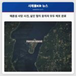 헤론섬 주택 사망 사건 살인 혐의 용의자 체포 완료