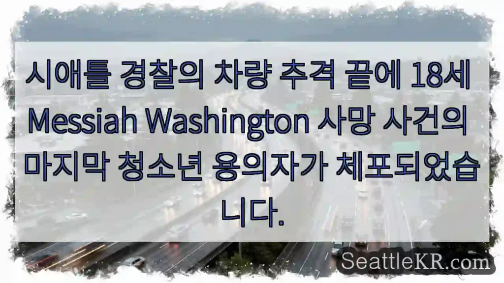 18세 Messiah 체포!
