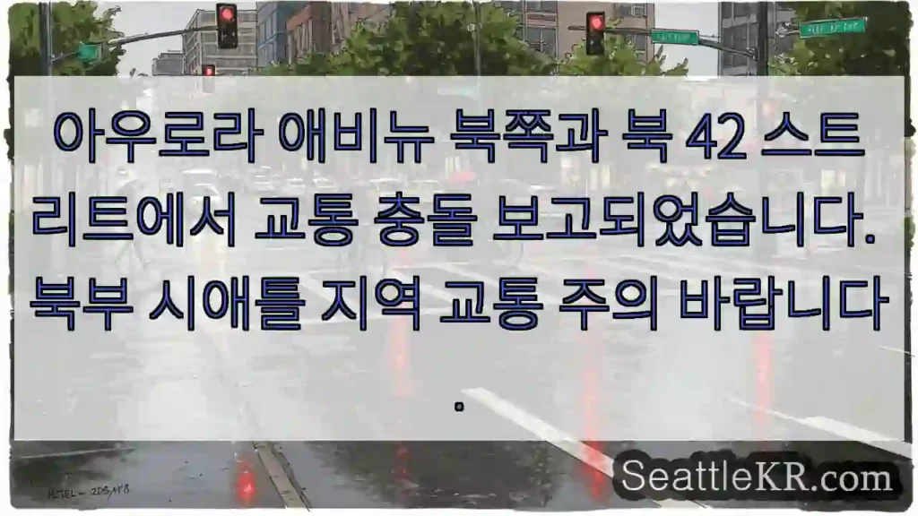 교통 충돌! 주의 필요