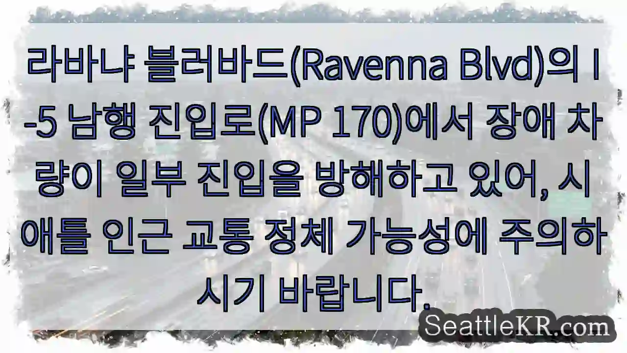 라바냐 Blvd 교통 주의!