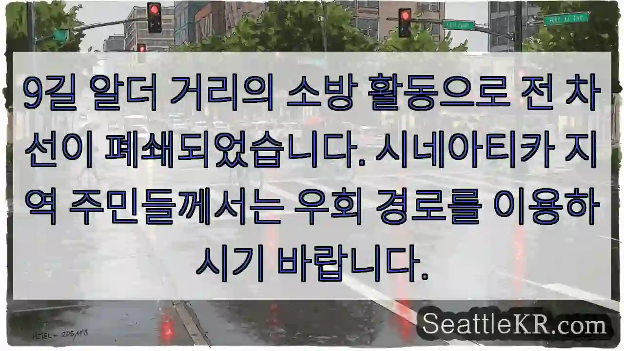 9길 폐쇄! 우회 필수