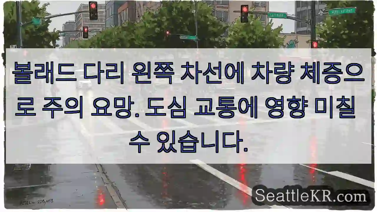 차량 체증! 주의!