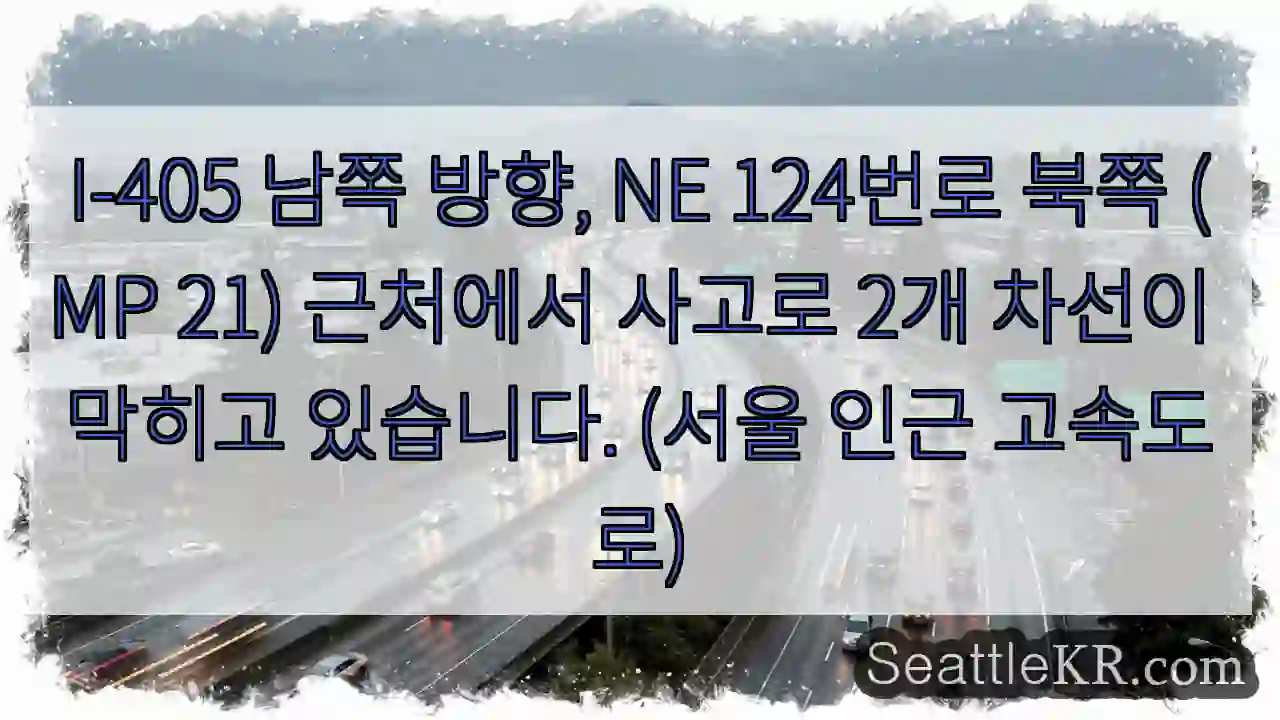 사고! 2차선 막힘 (MP 21)