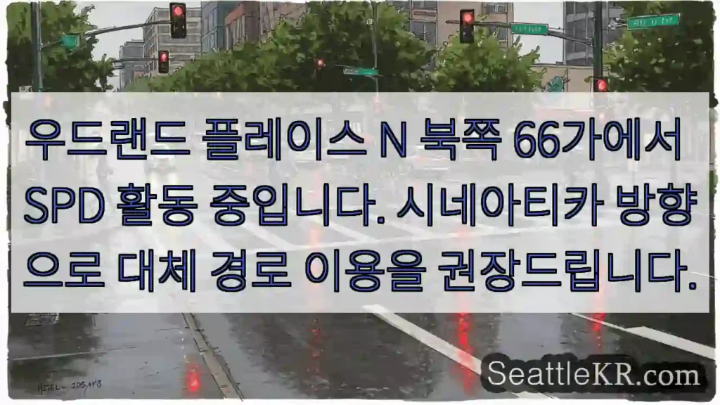 우드랜드 N66, SPD 활동 중 - 시네아티카 우회 권장