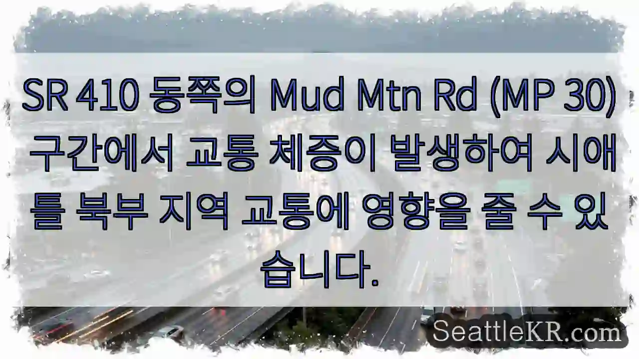 교통 체증! MP 30 구간 주의