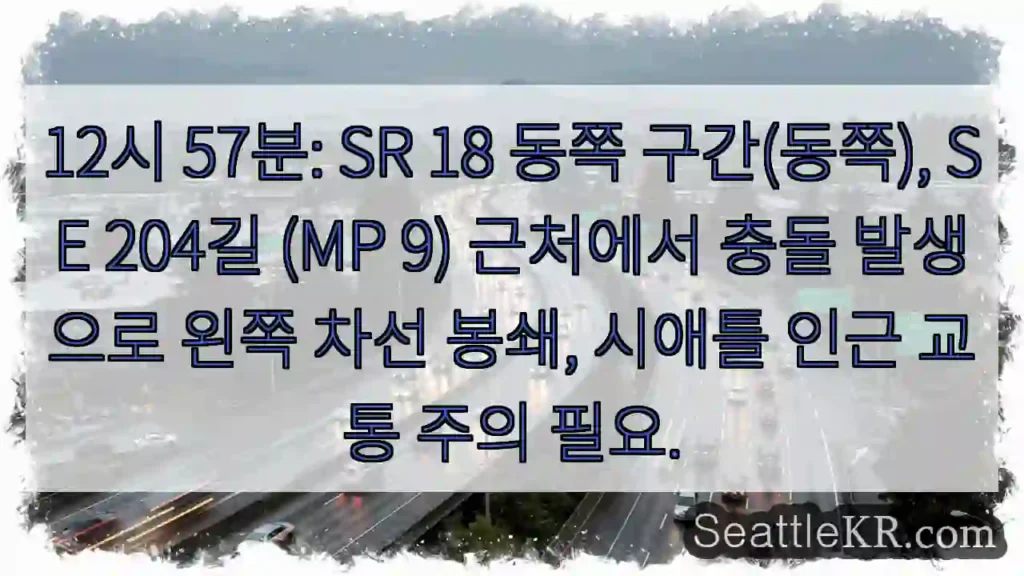 충돌! 차선 봉쇄 (동쪽)