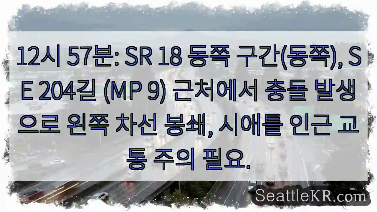 충돌! 차선 봉쇄 (동쪽)