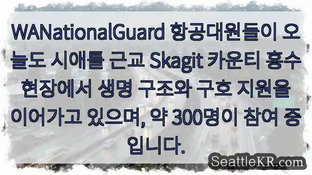 구원의 날개, 300명 활약