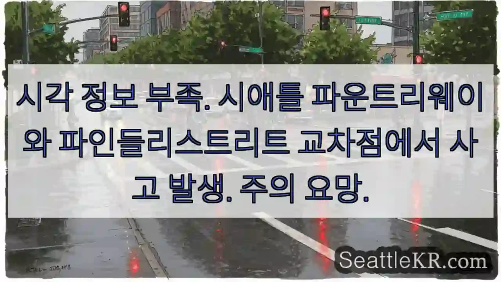 시애틀 교통뉴스 3 주의: 교통 혼잡 예상