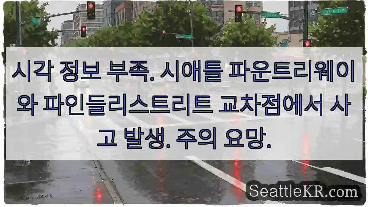 시애틀 교통뉴스 4 주의: 교통 혼잡 예상