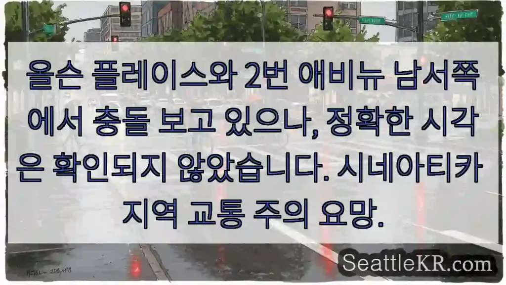 충돌 발생! 올슨 플레이스, 2번 애비뉴