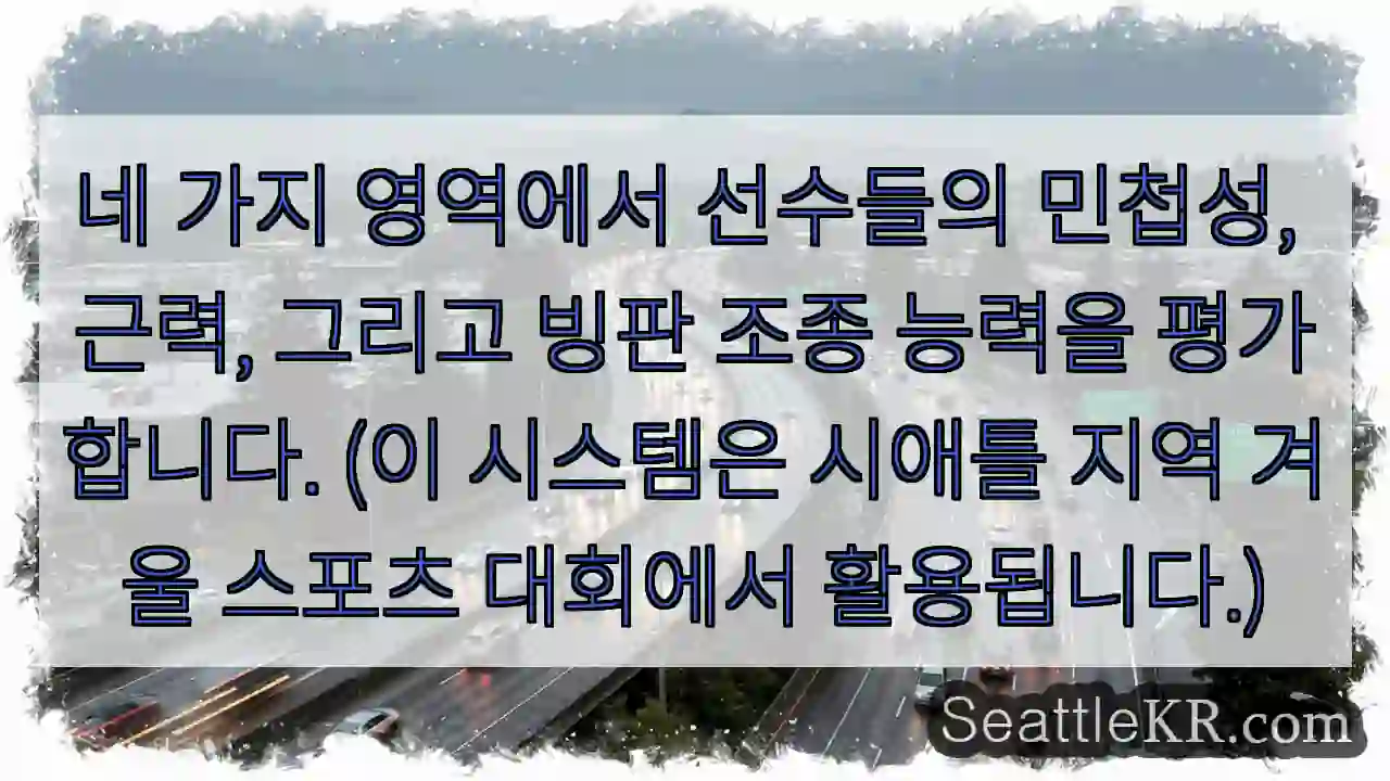 선수 민첩성, 힘, 조종력 평가