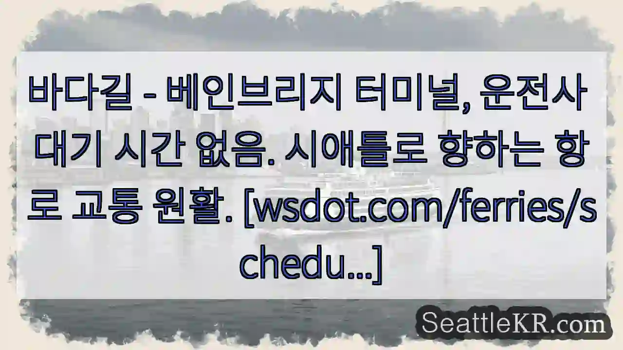 바이어리 터미널, 대기 없음!