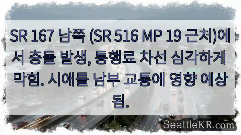 충돌! SR 167 심각