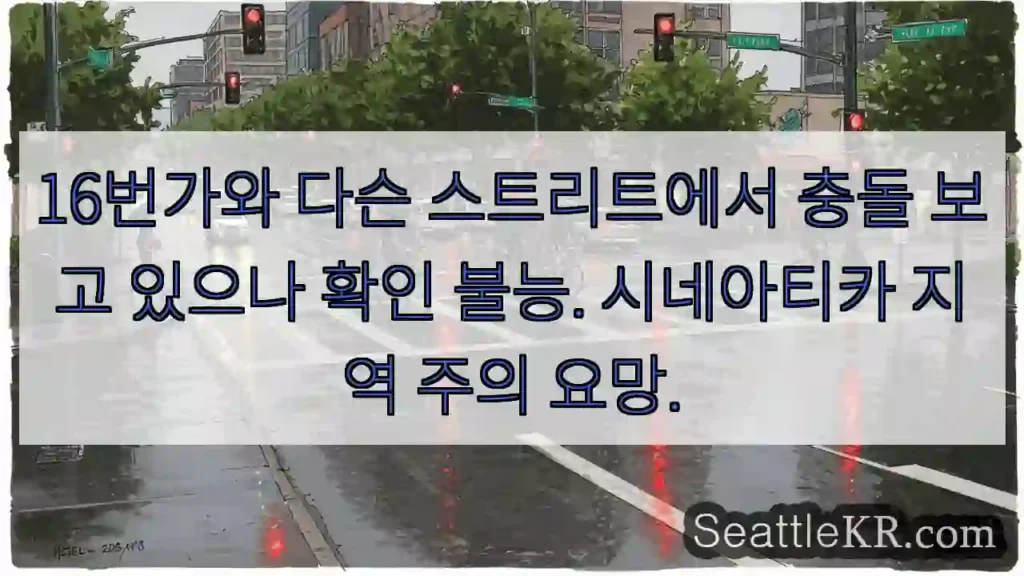 충돌! 16번가 다슨 확인중