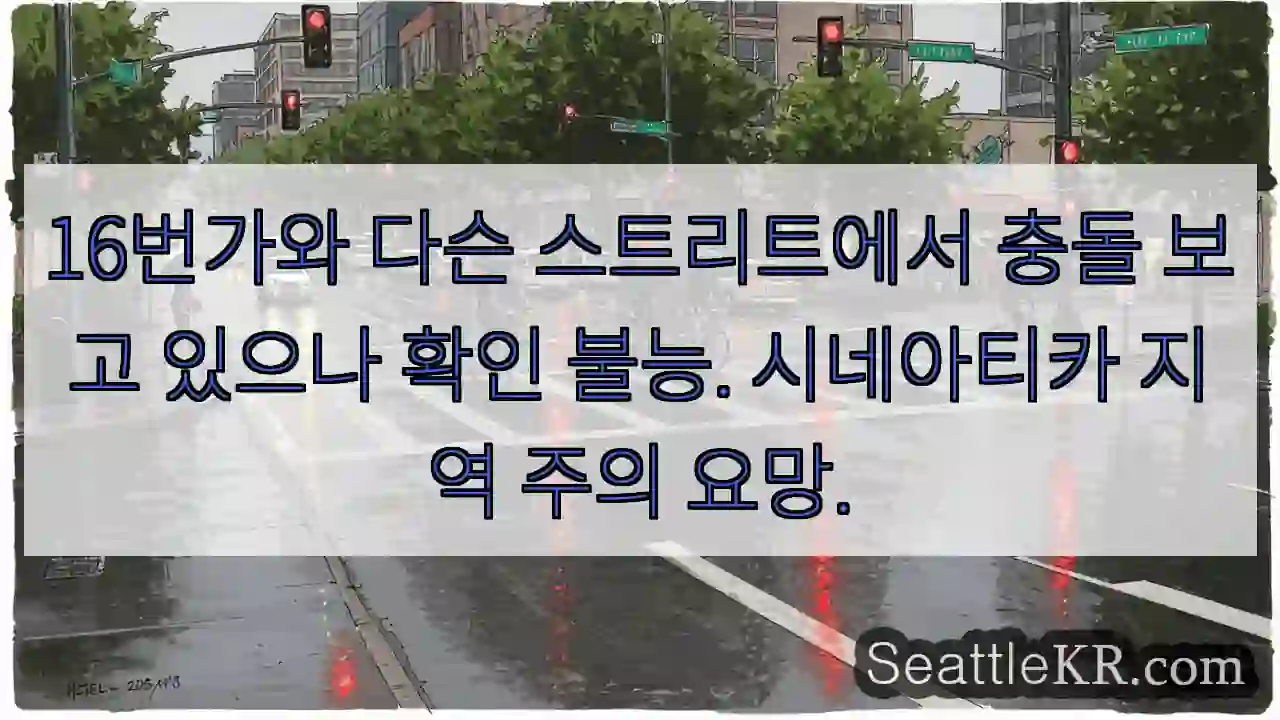 충돌! 16번가 다슨 확인중