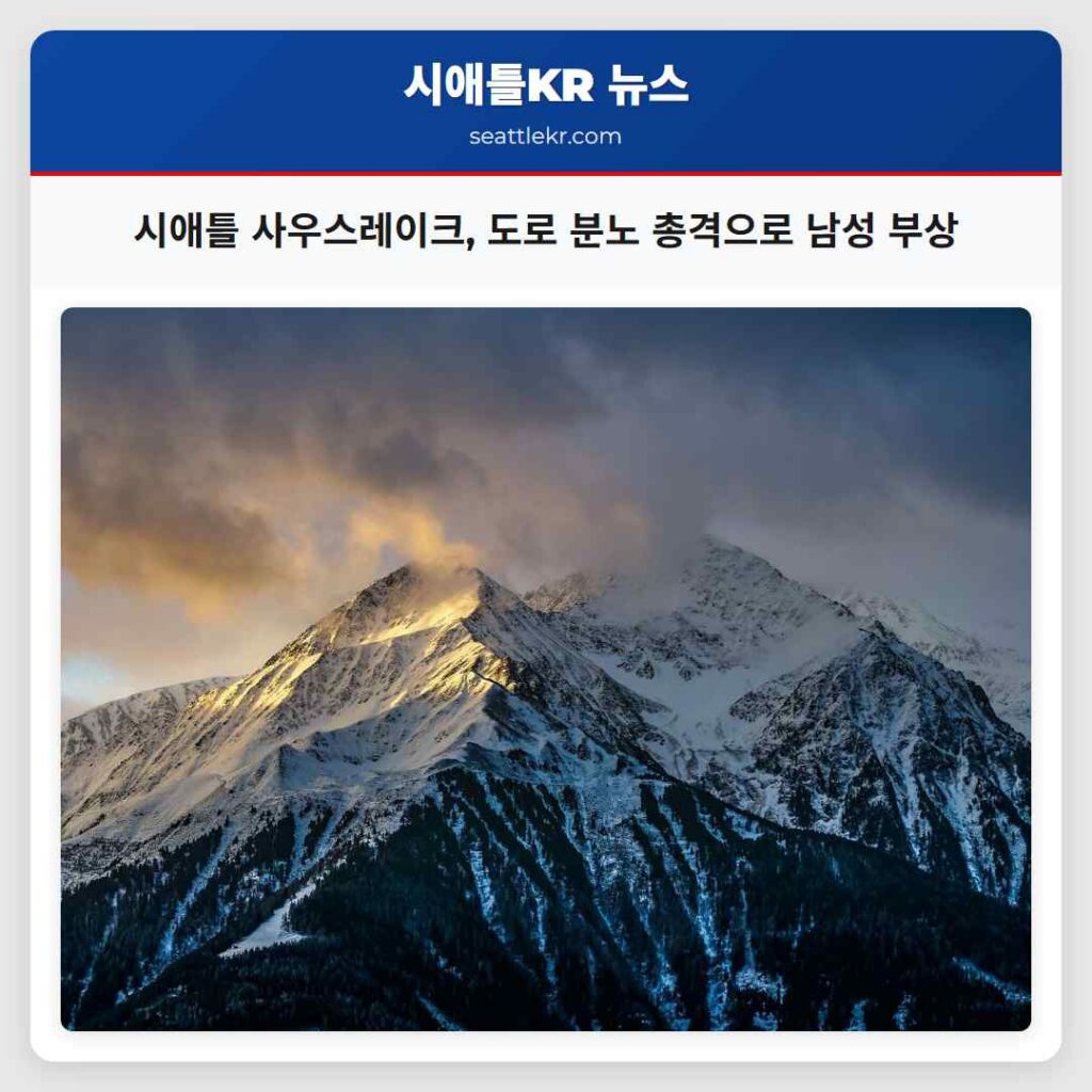 시애틀 사우스레이크, 도로 분노 총격으로 남성 부상