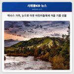 텍사스 가족 겨울 마법으로 이웃에게 기쁨 선물