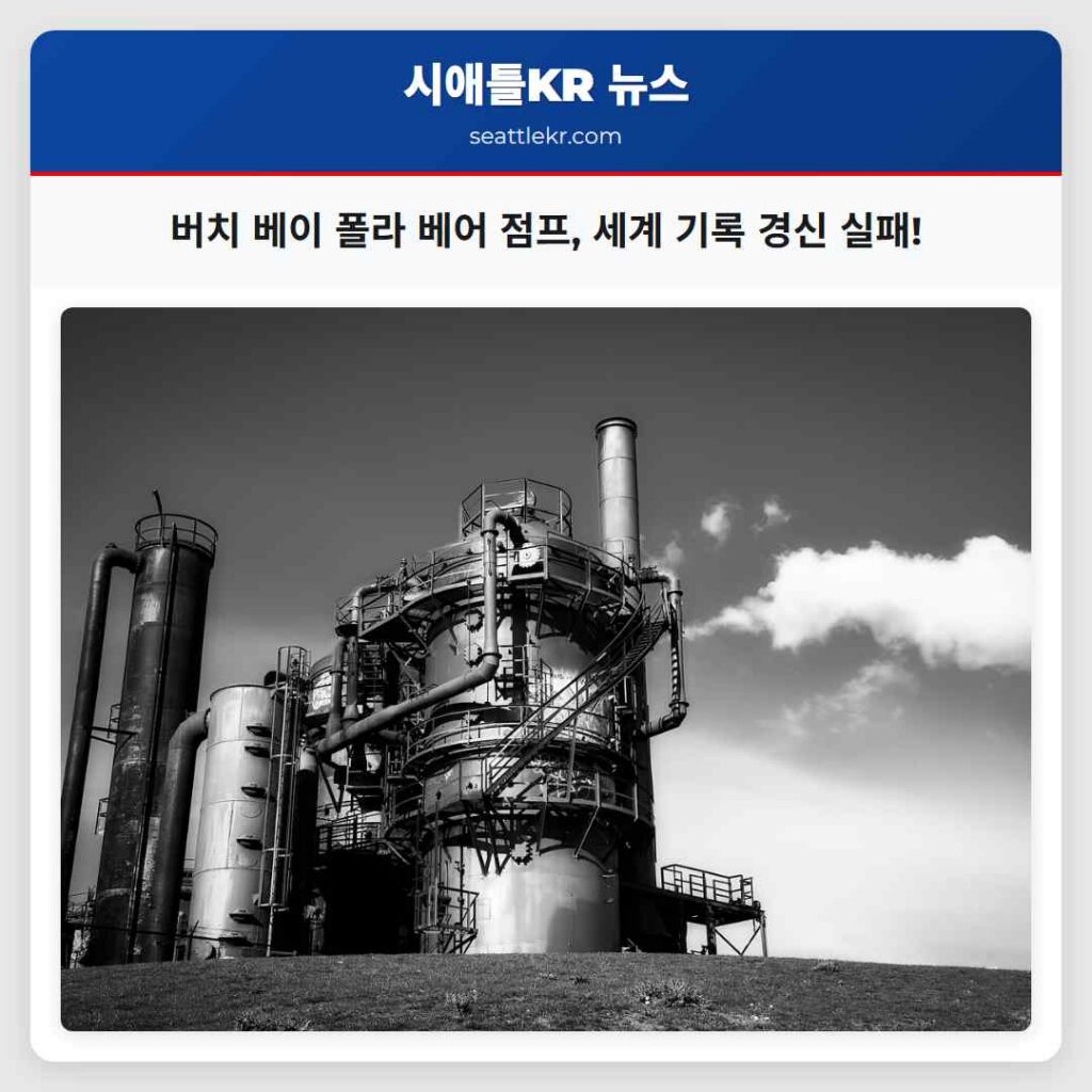 버치 베이 폴라 베어 점프, 세계 기록 경신 실패!