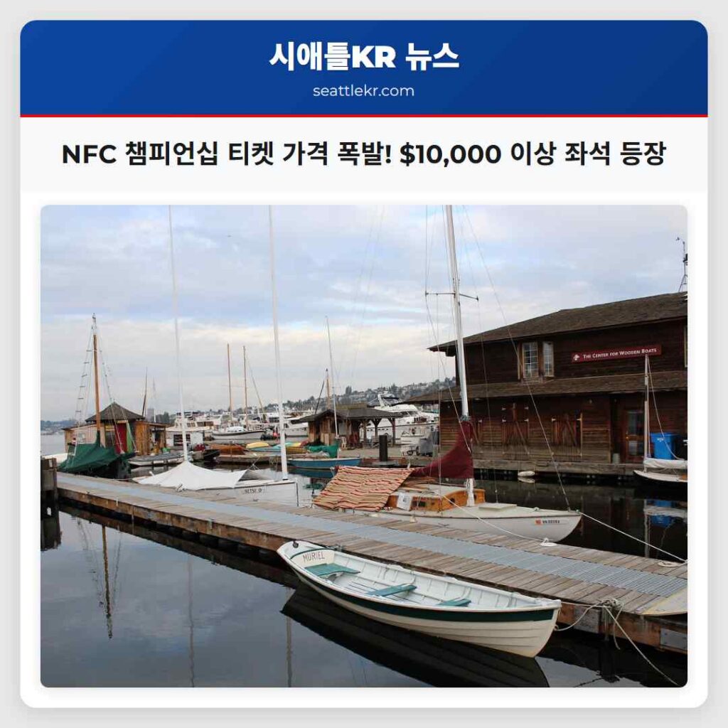 NFC 챔피언십 티켓 가격 폭발! $10,000 이상 좌석 등장