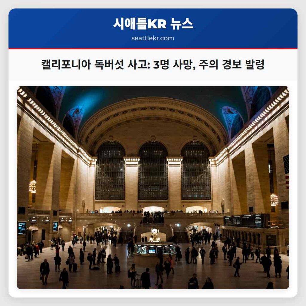 캘리포니아 독버섯 사고: 3명 사망, 주의 경보 발령