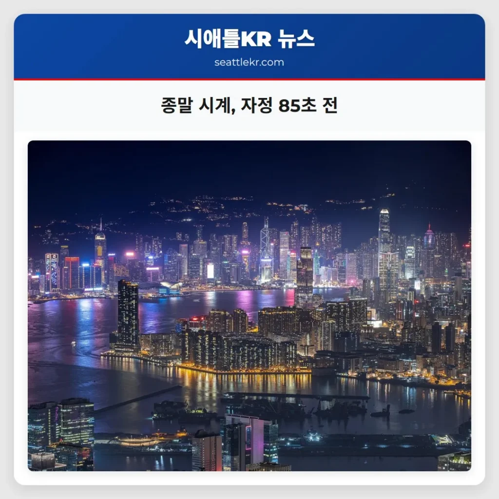 종말 시계, 자정 85초 전