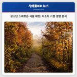 워싱턴대학교 연구팀 청소년 스마트폰 및 소셜 미디어 사용 패턴 분석 발표