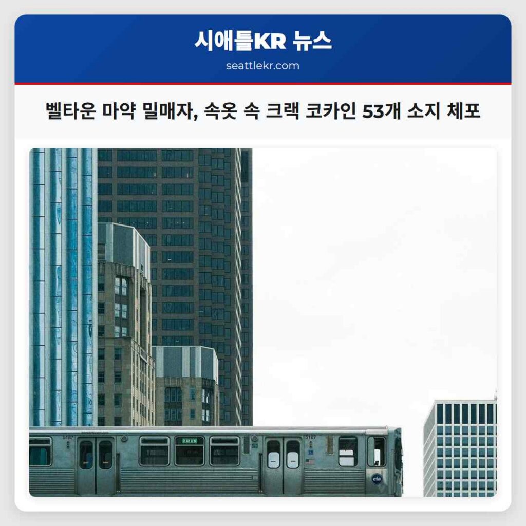 벨타운 마약 밀매자, 속옷 속 크랙 코카인 53개 소지 체포