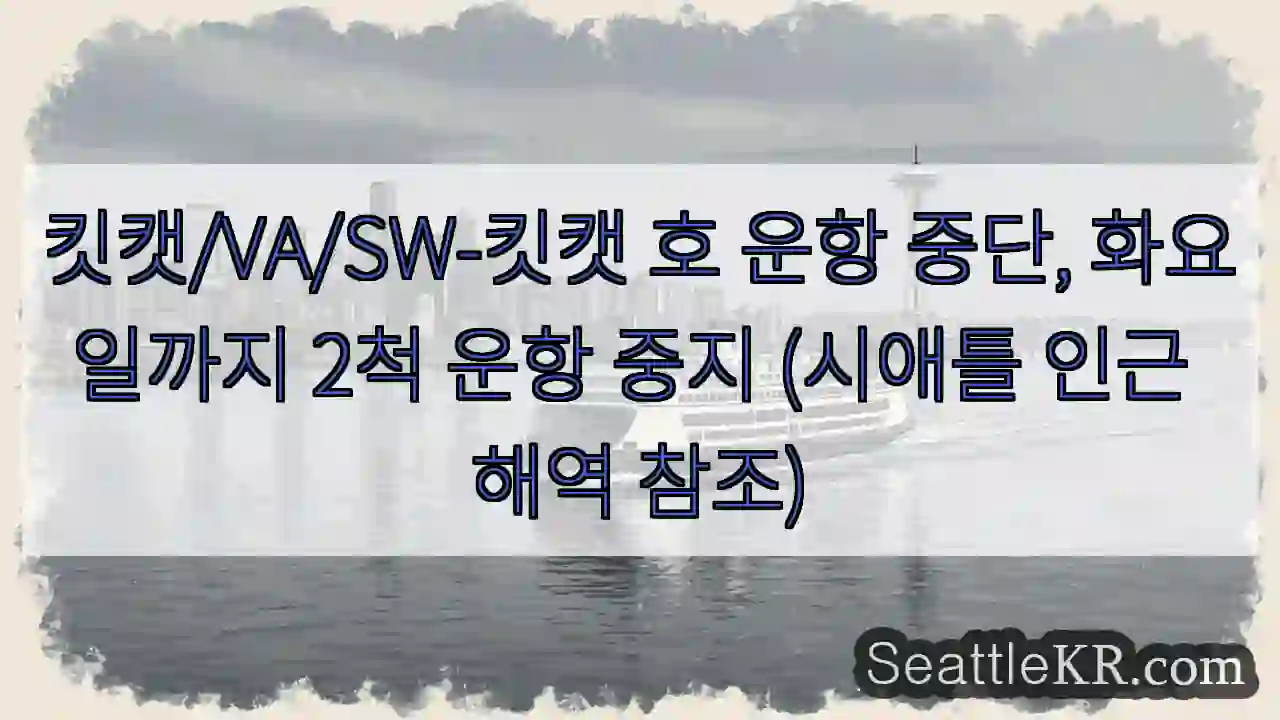 킷캣 호 운항 중단!
