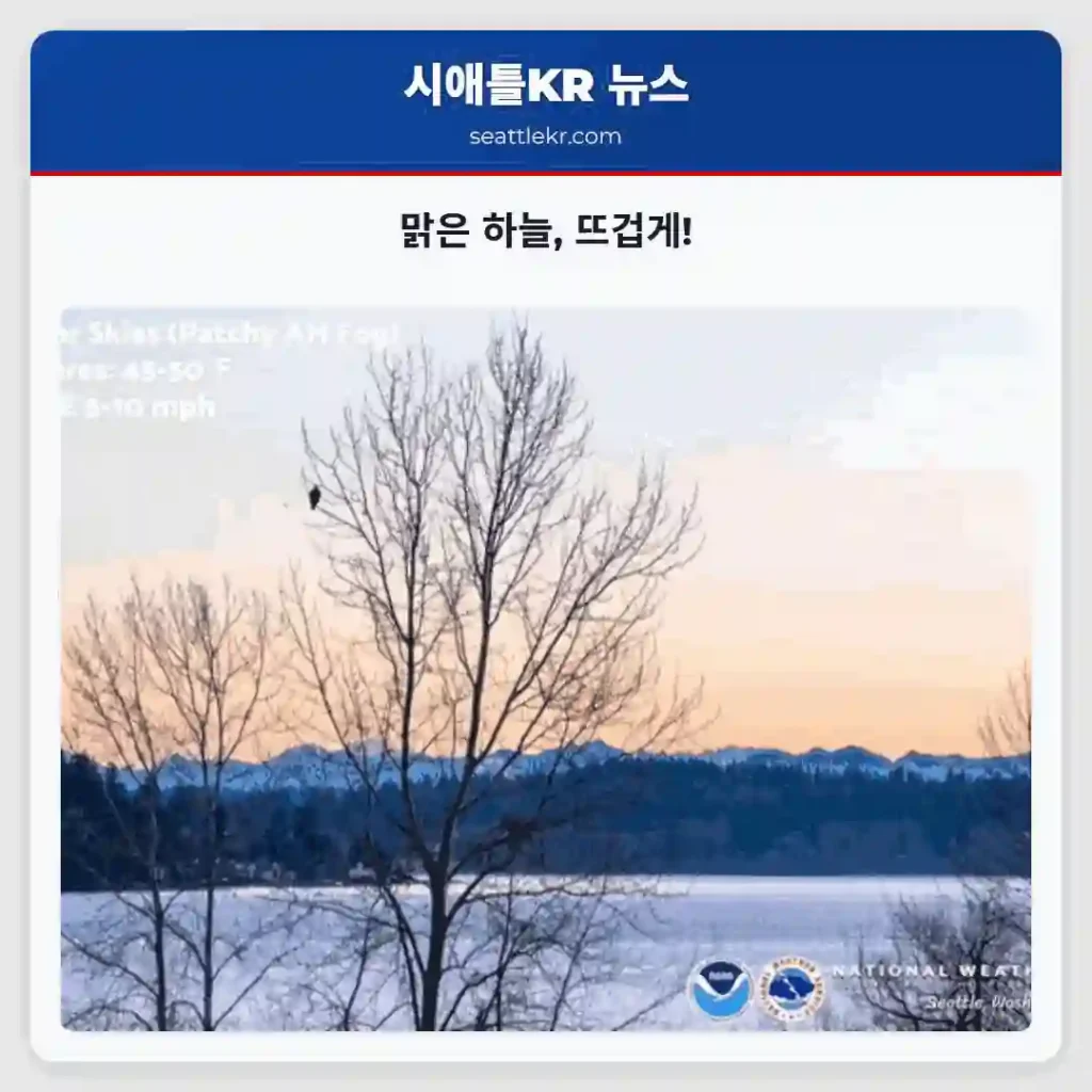 맑은 하늘, 뜨겁게!