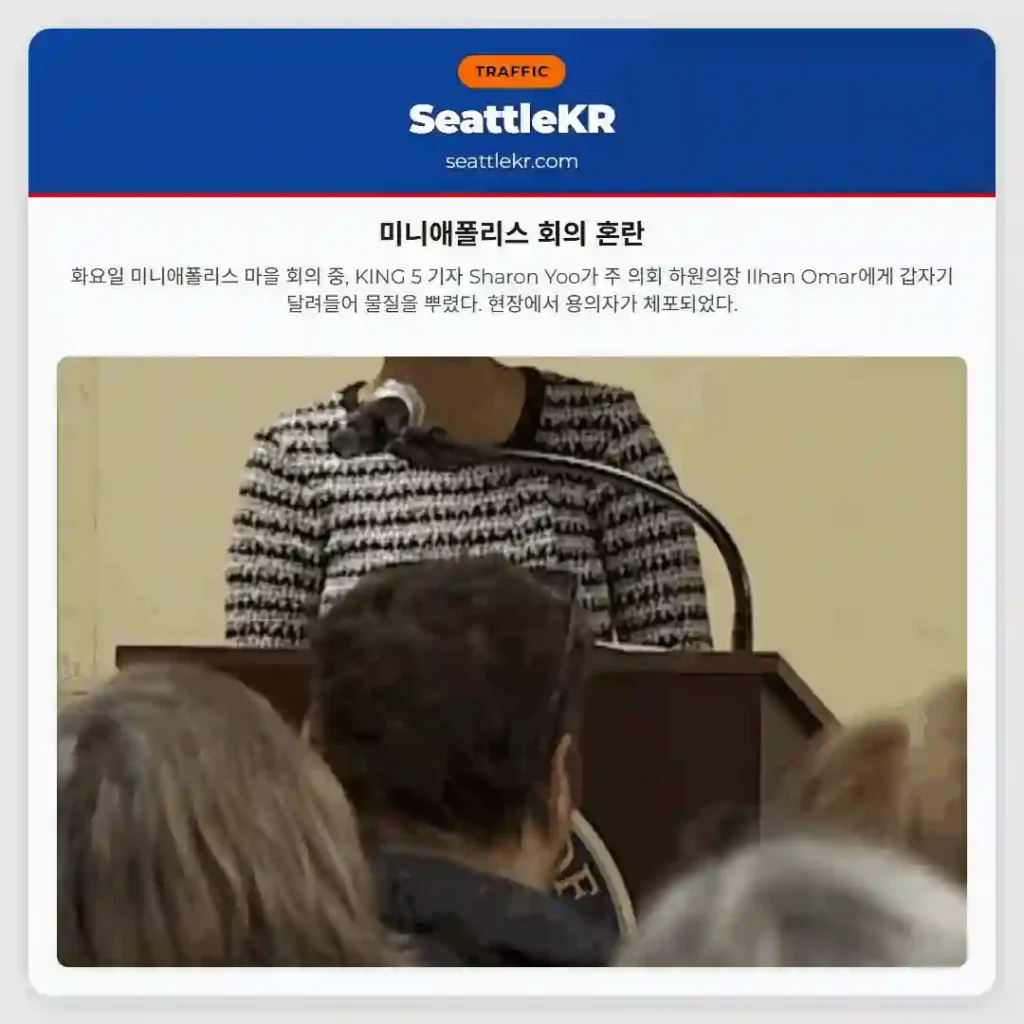 미니애폴리스 회의 혼란