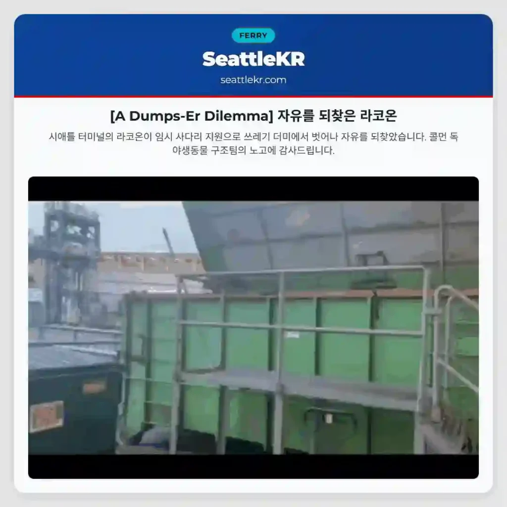 [A Dumps-Er Dilemma] 자유를 되찾은 라코온