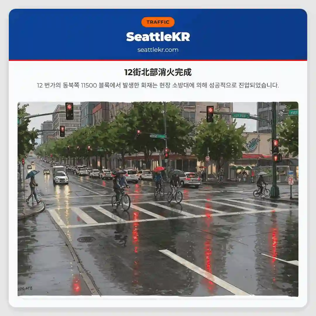 12街北部消火完成