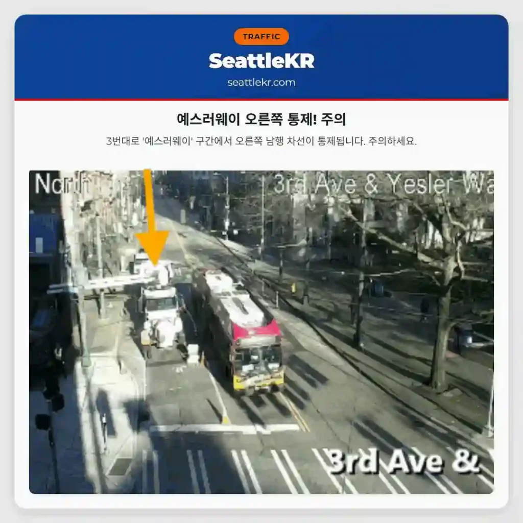 예스러웨이 오른쪽 통제! 주의