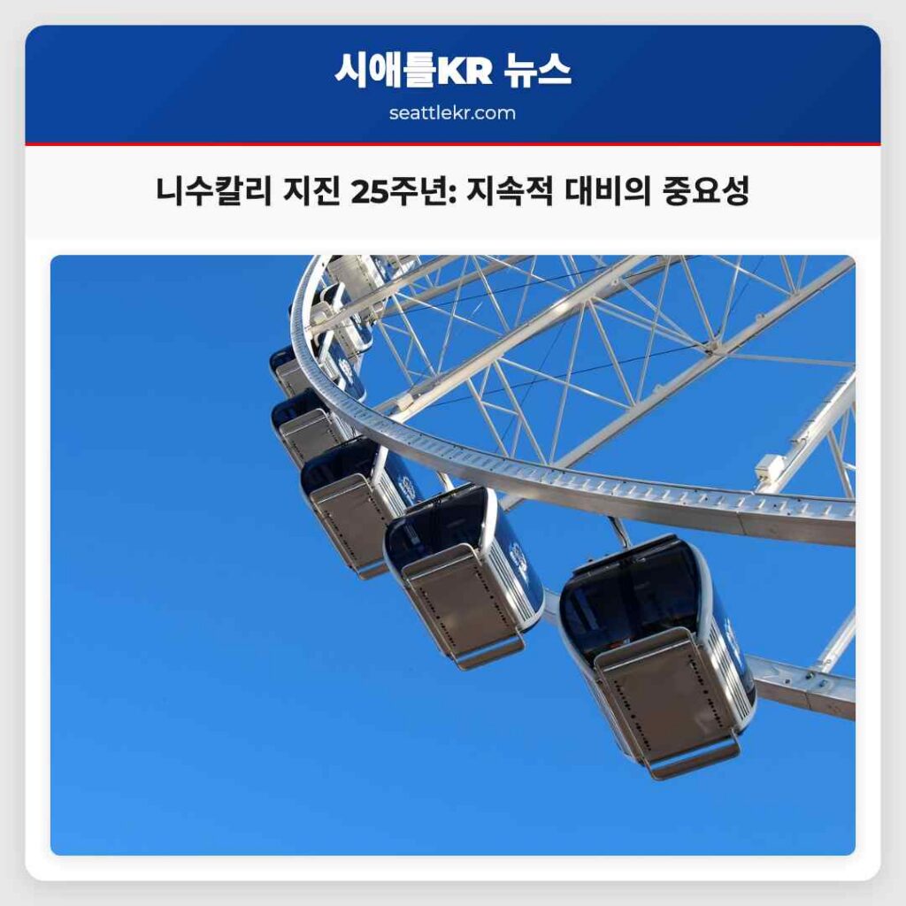 니수칼리 지진 25주년: 지속적 대비의 중요성