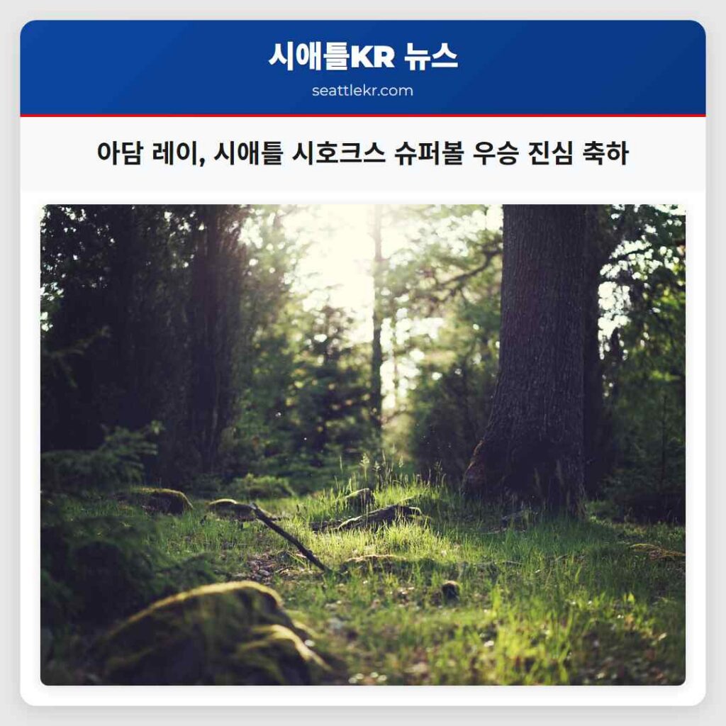 아담 레이, 시애틀 시호크스 슈퍼볼 우승 진심 축하