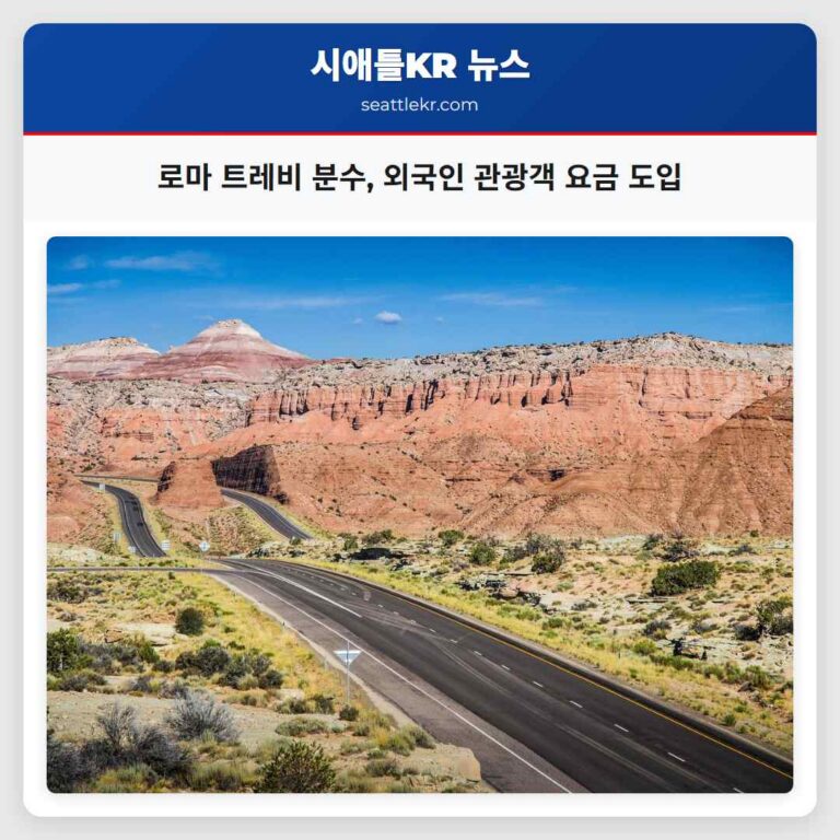 로마 트레비 분수 외국인 관광객 동전 던지기 요금 시행