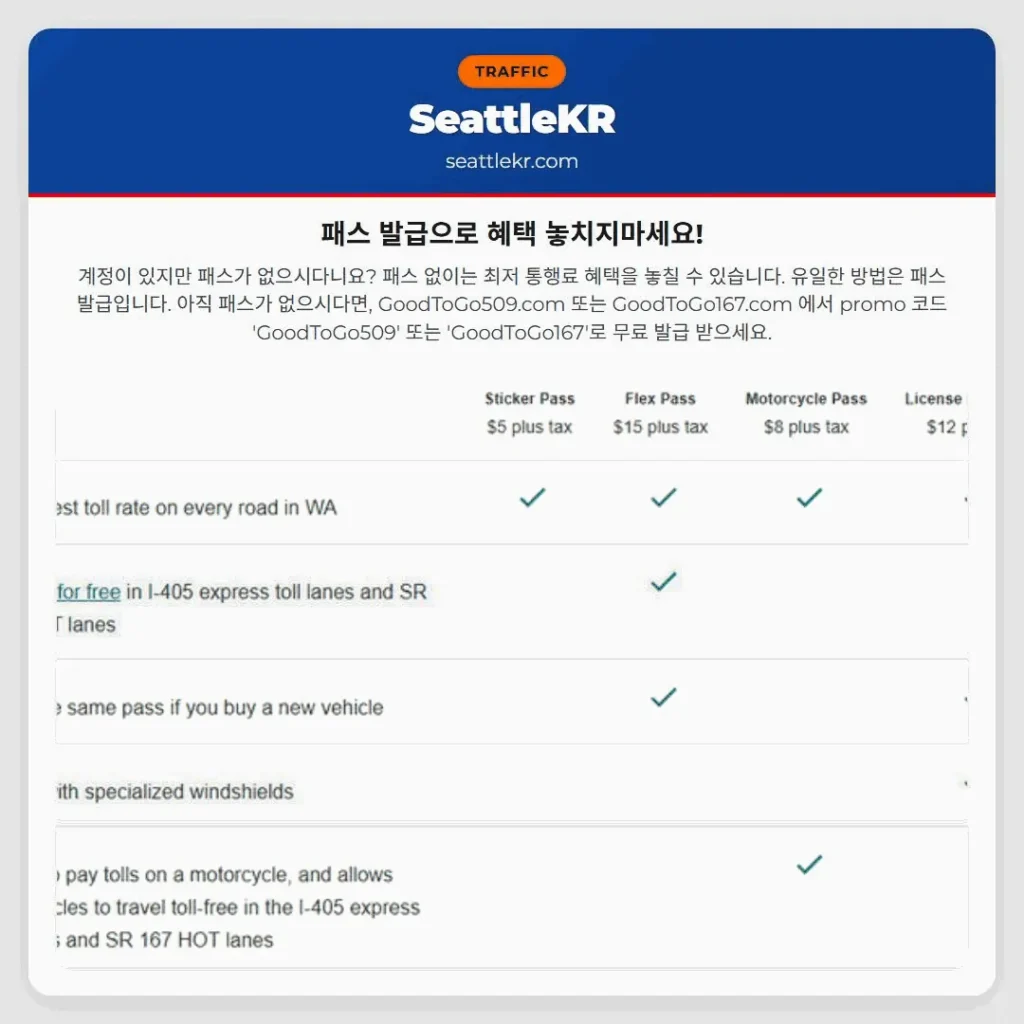 패스 발급으로 혜택 놓치지마세요!