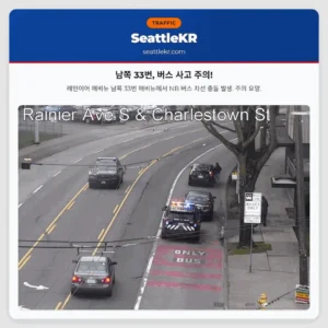 남쪽 33번, 버스 사고 주의!