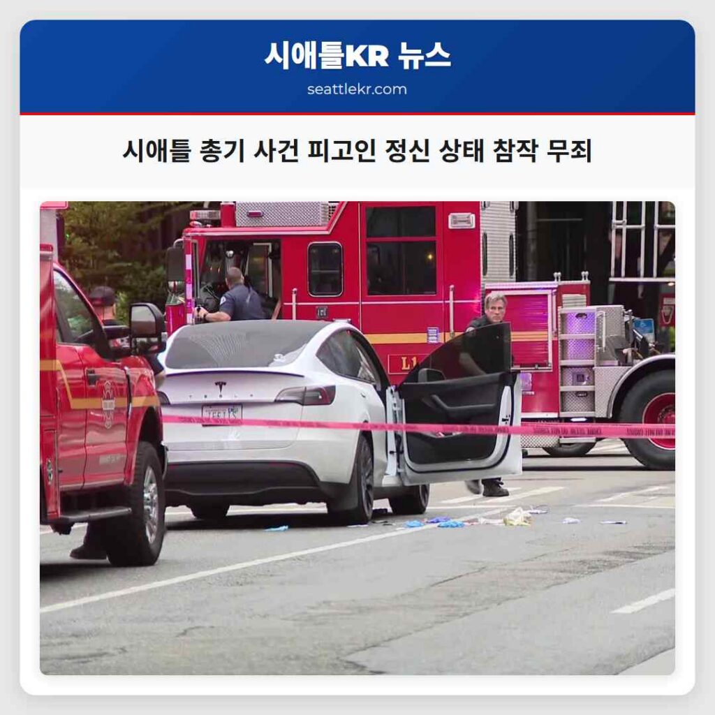 시애틀 총기 사건 피고인 정신 상태 참작 무죄