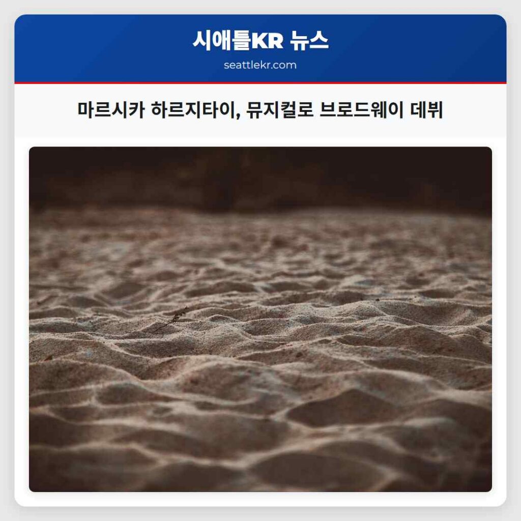 마르시카 하르지타이, 뮤지컬로 브로드웨이 데뷔